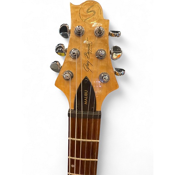 Used Greg Bennett Design by Samick MALIBU NATURAL Solid Body Electric Guitar
