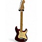 Used 2012 Fender Artist Series Jimmie Vaughan Tex-Mex Stratocaster Candy Apple Red Solid Body Electric Guitar thumbnail