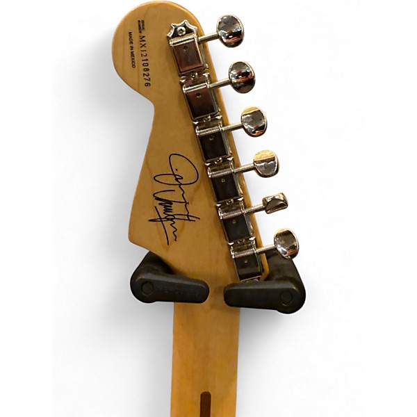 Used 2012 Fender Artist Series Jimmie Vaughan Tex-Mex Stratocaster Candy Apple Red Solid Body Electric Guitar