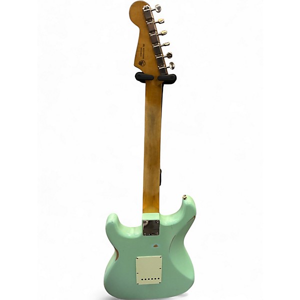 Used 2021 Fender CME Exclusive Road Worn 60' s Stratocaster Daphne Blue Solid Body Electric Guitar