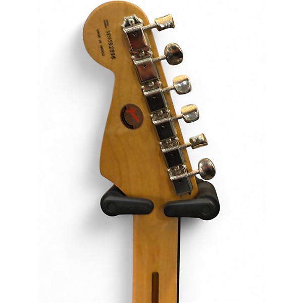 Used 1996 Fender Tex Mex Stratocaster Black Solid Body Electric Guitar