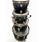 Used Natal Drums 4 Piece FUSION BLACK SPARKLE Drum Kit