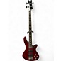 Used Schecter Guitar Research Stiletto Extreme 4 String Trans Red Electric Bass Guitar thumbnail
