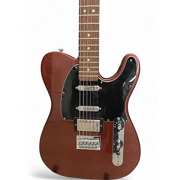 Used Fender Blacktop Baritone Telecaster SSH Burgundy Mist Solid Body Electric Guitar