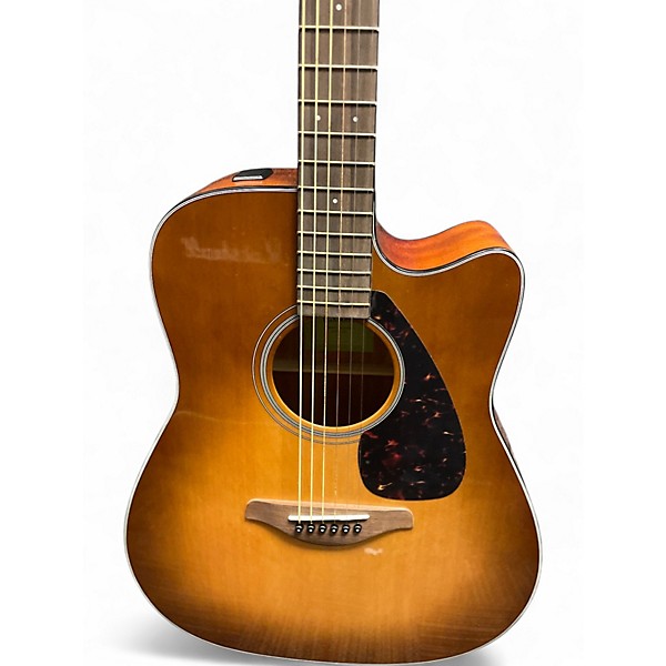 Used Yamaha FGX800C SANDBUR Acoustic Electric Guitar