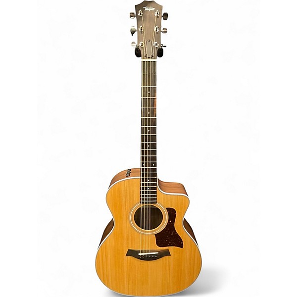 Used Taylor 214CE Natural Acoustic Electric Guitar