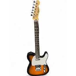 Used Squier Affinity Telecaster 2 Tone Sunburst Solid Body Electric Guitar
