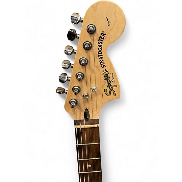 Used Squier Standard Stratocaster 2 Color Sunburst Solid Body Electric Guitar