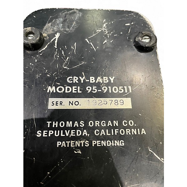 Used 1970s Dunlop CRY BABY 95 910511 Effect Pedal
