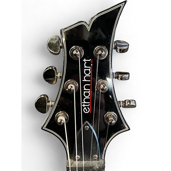 Used Ethan Hart EH1 Arctic White Solid Body Electric Guitar