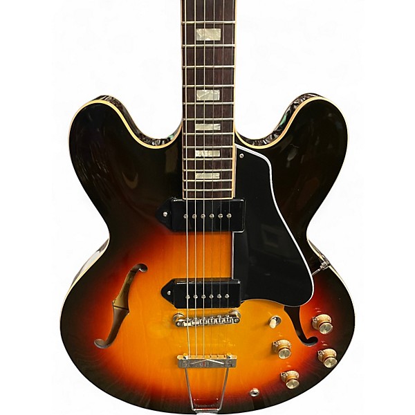 Used Gibson Memphis ES330 Sunset Burst Hollow Body Electric Guitar