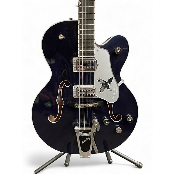 Used Gretsch Guitars G6136T-RR Rich Robinson Signature Magpie Raven's Breast Blue Hollow Body Electric Guitar