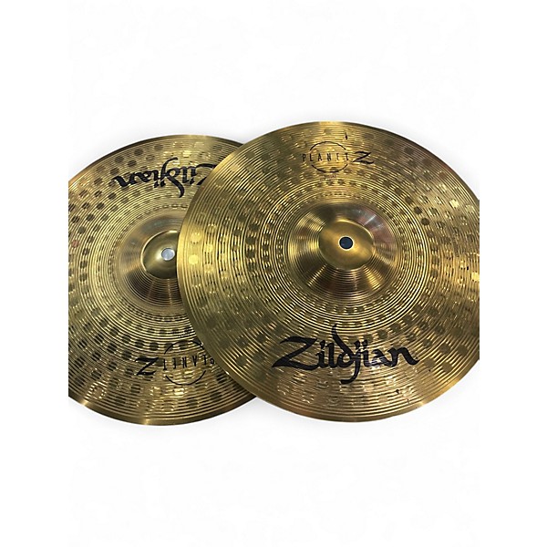 Used Zildjian 13in Planet Z Hi Hat Pair Cymbal