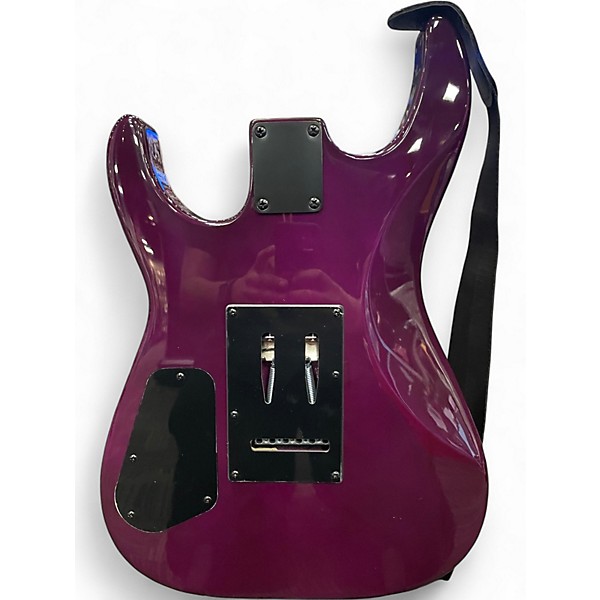 Used Fesley Deluxe S 3 Purple Burst Solid Body Electric Guitar