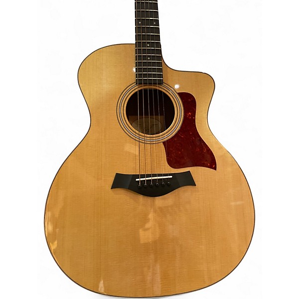 Used Taylor 214CE Natural Acoustic Electric Guitar