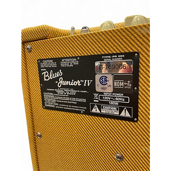 Used Fender Blues Junior IV 15W 1x12 Tube Guitar Combo Amp