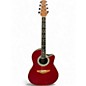 Used Ovation 1867 Legend Wine Red Acoustic Electric Guitar thumbnail