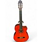 Used Washburn C5ce-a Trans Orange Classical Acoustic Electric Guitar thumbnail