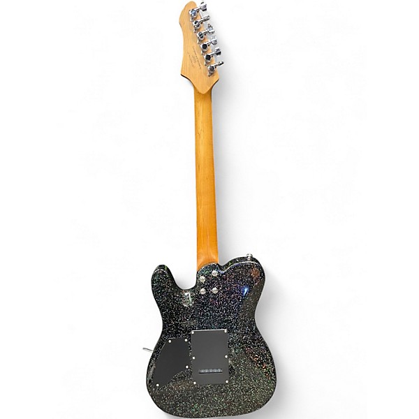 Used Firefly T STYLE BLACK SPARKLES Solid Body Electric Guitar