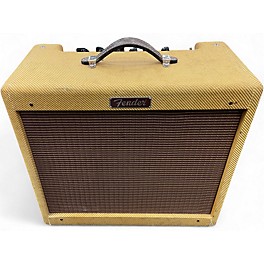 Used Fender Blues Junior Lacquered Tweed 15W Tube Guitar Combo Amp