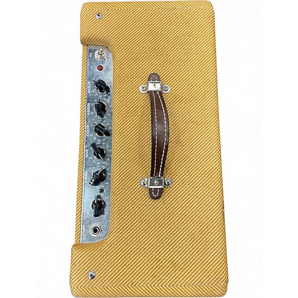 Used Fender Blues Junior Lacquered Tweed 15W Tube Guitar Combo Amp