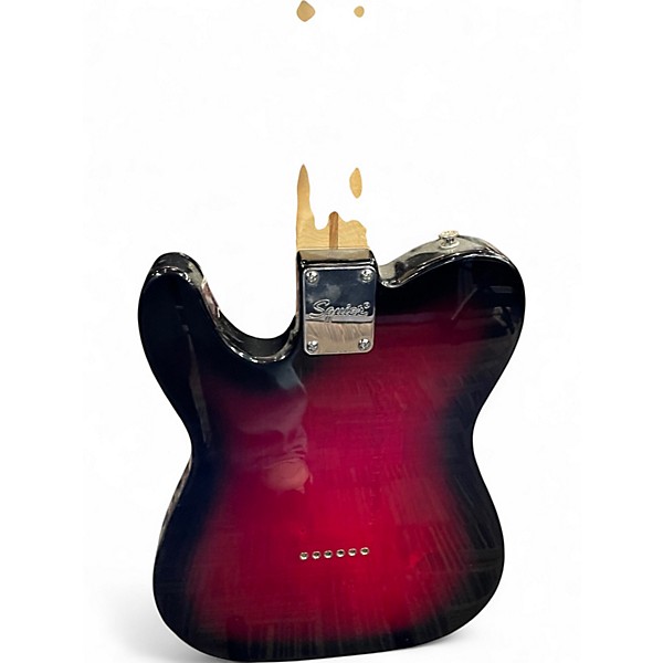 Used Squier Standard Telecaster 2 Color Sunburst Solid Body Electric Guitar