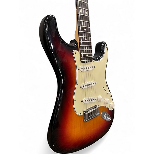 Used 2003 Fender American Standard Stratocaster Tobacco Sunburst Solid Body Electric Guitar
