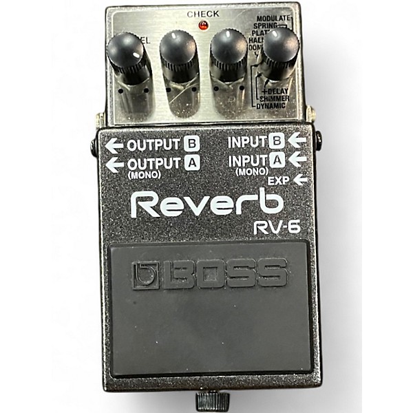 Used BOSS RV6 Digital Reverb Effect Pedal