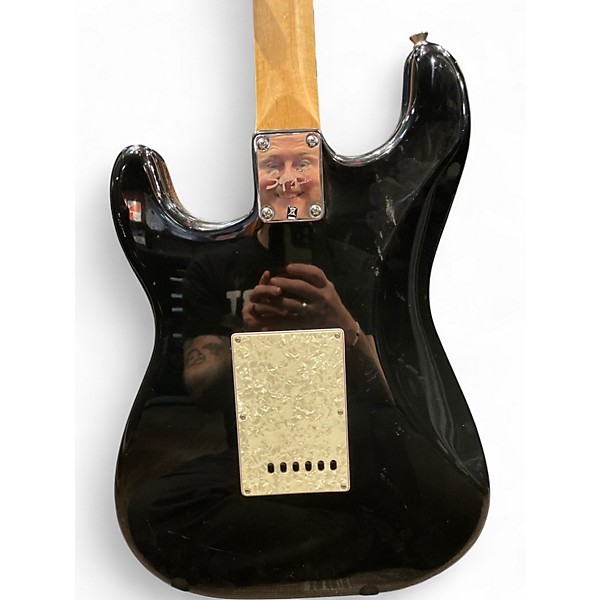 Used Squier Bullet Stratocaster Black Solid Body Electric Guitar