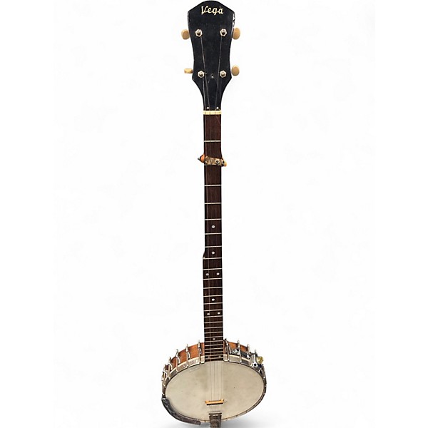 Used Vega Folklore Long Neck Banjo 1964 Natural Banjo