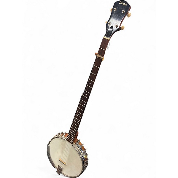 Used Vega Folklore Long Neck Banjo 1964 Natural Banjo