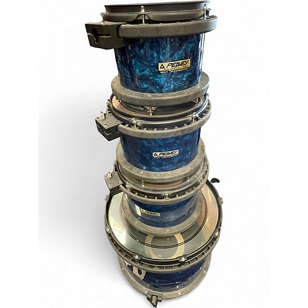 Used Peavey 4 Piece RADIALPRO 500 Blue Drum Kit