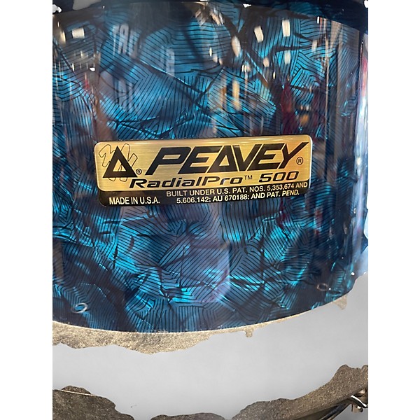 Used Peavey 4 Piece RADIALPRO 500 Blue Drum Kit