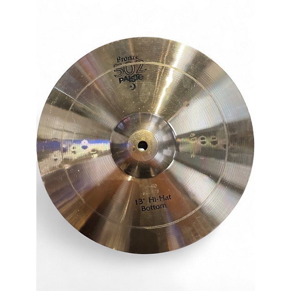 Used Paiste 13in 502 Hi Hat Pair Cymbal