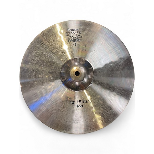 Used Paiste 13in 502 Hi Hat Pair Cymbal
