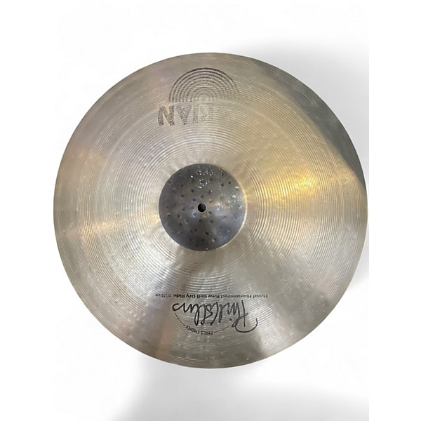 Used SABIAN 21in PHIL COLLINS "PHIL'S CHOICE" HAND HAMMERED RAW BELL DRY RIDE Cymbal