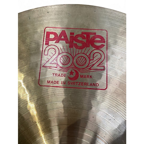 Used Paiste 18in 2002 Crash Cymbal