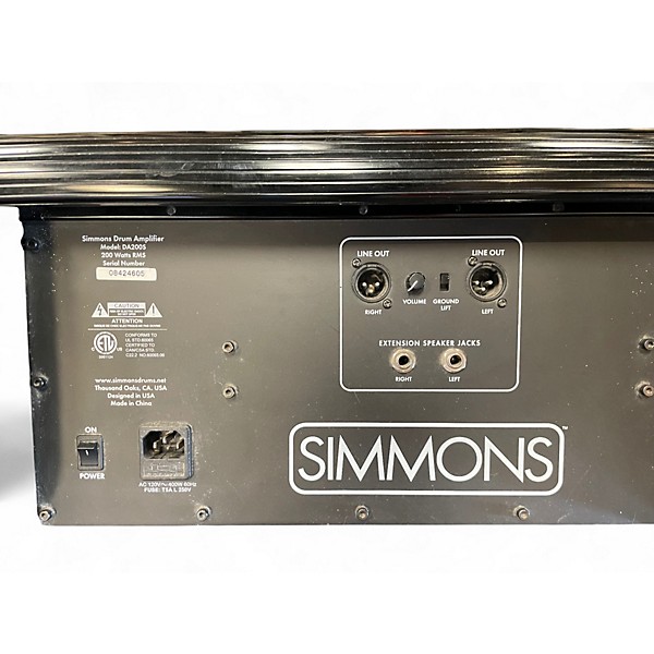 Used Simmons DA200S 200W Drum Amplifier