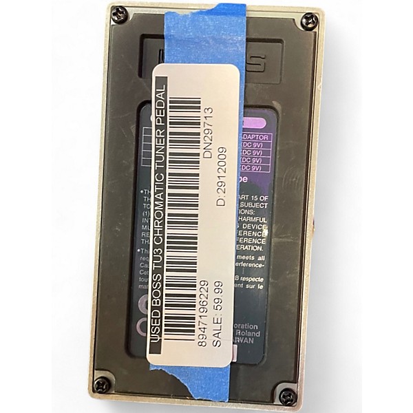 Used BOSS TU3 Chromatic Tuner Pedal