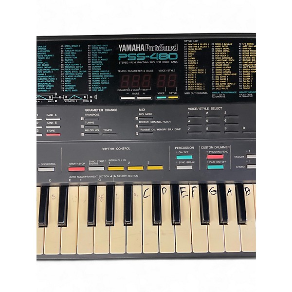 Used Yamaha PSS-480 Portable Keyboard