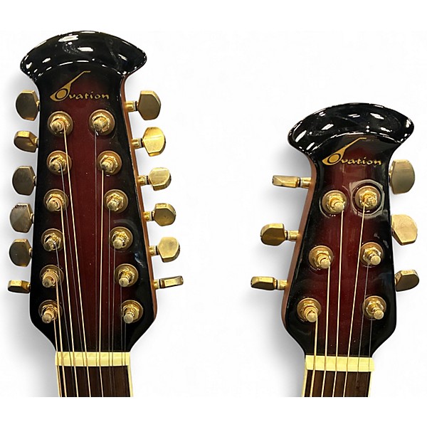 Used Ovation CSD225 Cherry Sunburst Acoustic Electric Guitar