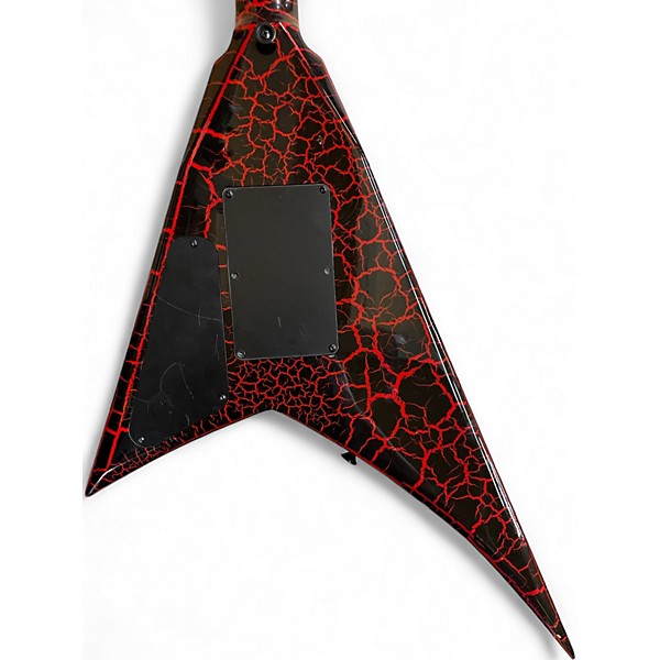 Used Jackson RHOADS *AS-IS* RED CRACKLE Solid Body Electric Guitar