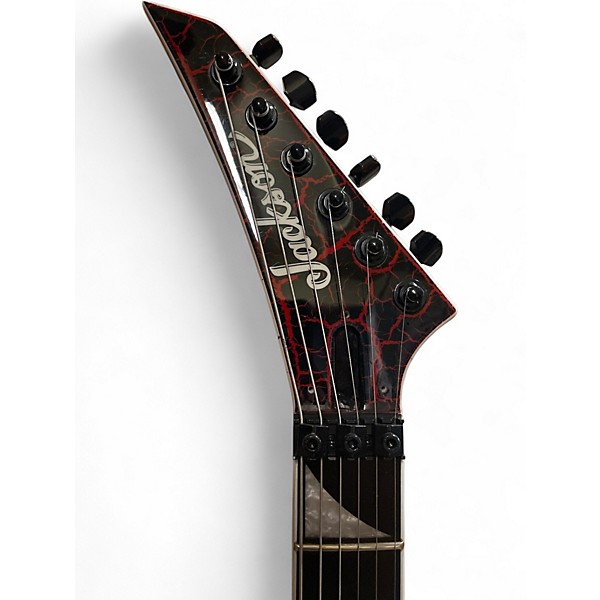 Used Jackson RHOADS *AS-IS* RED CRACKLE Solid Body Electric Guitar