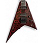 Used Jackson RHOADS *AS-IS* RED CRACKLE Solid Body Electric Guitar