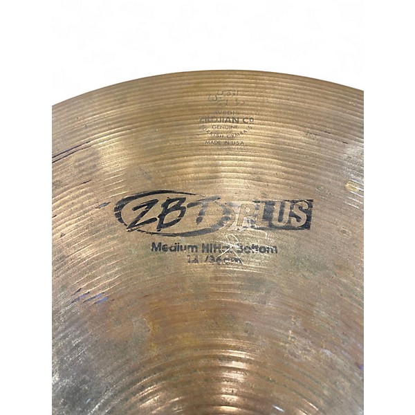 Used Zildjian 14in ZBT Plus Rock Hi Hats Pair Cymbal