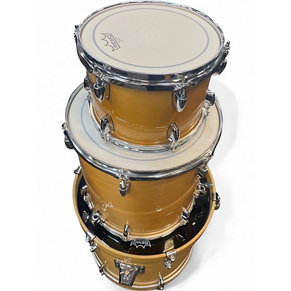 Used Yamaha 3 Piece Stage Custom Natural Drum Kit