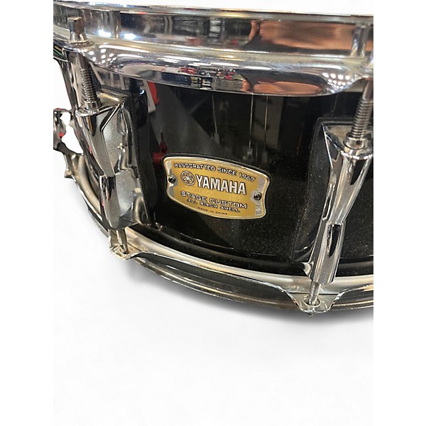 Used Yamaha 5.5X14 Stage Custom Snare Black Drum