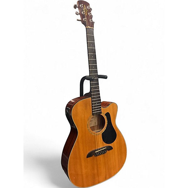 Used Alvarez  Rf20sc Natural Acoustic Electric Guitar