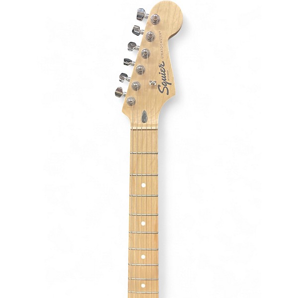 Used Squier Standard Stratocaster Black Solid Body Electric Guitar