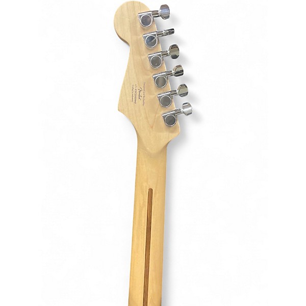 Used Squier Standard Stratocaster Black Solid Body Electric Guitar